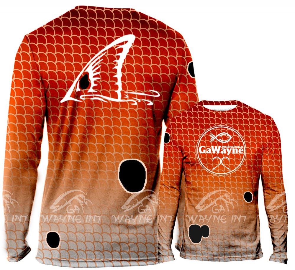 Redfish Scales High Performance Sun Shirt > Fishing Performance