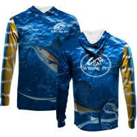 Long Sleeve Sailfish Fishing Hooded Shirts 