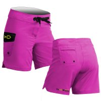 Plain Solid Pink Board Shorts