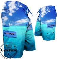 Blue Oceanic Fishing Shorts