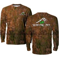 Men's Long sleeve hunting 3D camo shirt