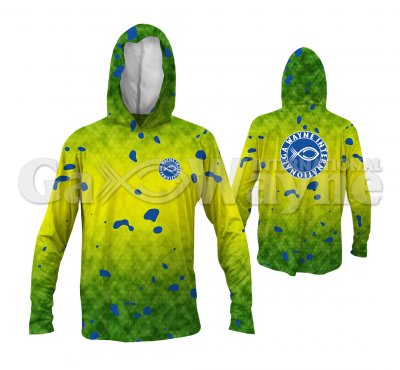 Mahi Fishing Hooded Shirts