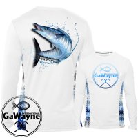 Wahoo Mesh Panels Performance Fishing Shirts