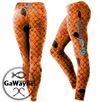 Red Fish Skin Legging