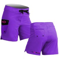 Plain Solid Purple Board Shorts