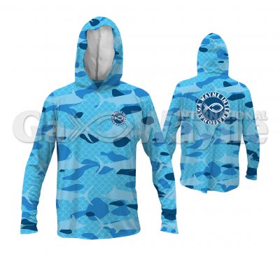 Marlin Fishing Hooded Shirts