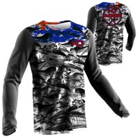 Australian FLAG FISH CAMO FISHING SHIRTS